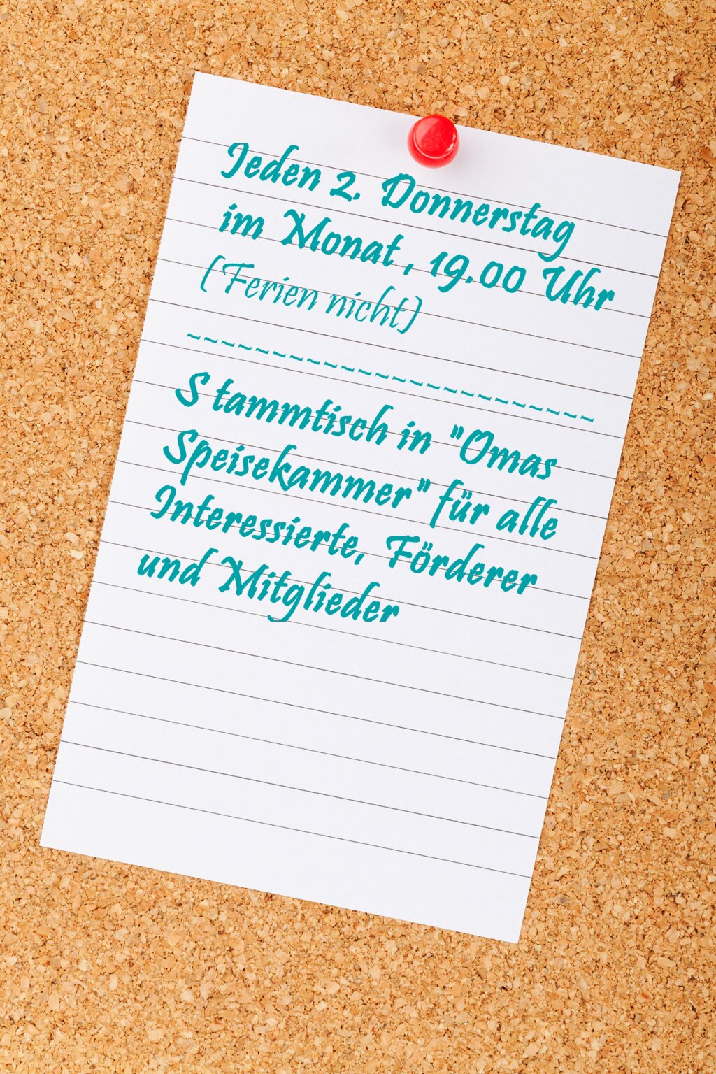 Termin Stammtisch Förderverein